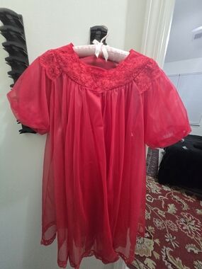 Vintage Shadowline Peignoir Set